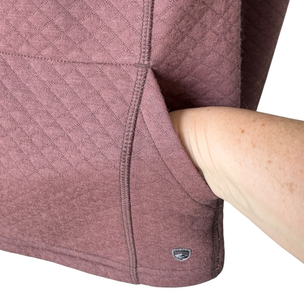 Kuhl Athena Wool Blend Cowl Neck Pullover Sweater Alpenrose Pink Women's Small - Picture 6 of 10